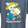 thumbnail image 3 of Instant Message - Vintage Happy Easter  - Women's Short Sleeve Graphic T-Shirt, 3 of 6