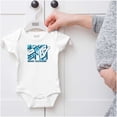thumbnail image 5 of Retro MTV Vintage Cassettes Logo Romper Boys or Girls Infant Baby Brisco Brands NB, 5 of 6