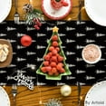 thumbnail image 4 of Black Xmas Tree Christmas Table Runner, Seasonal Winter Kitchen Dining Table Decoration for Home Party Decor 13x72 Inch, 4 of 6