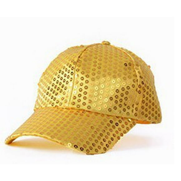 TSADFHJI Womens Baseball Caps Khaki Performance Stage Hop Baseball Cap Korean Version Beaded D Uc K Tongue Cap One Size Gold