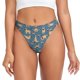 thumbnail image 1 of Balery French Bulldog Yoga Tangas de Algodón para Mujer con Estampado – Ropa Interior Sexy, Transpirable, G-string-X-Large, 1 of 6