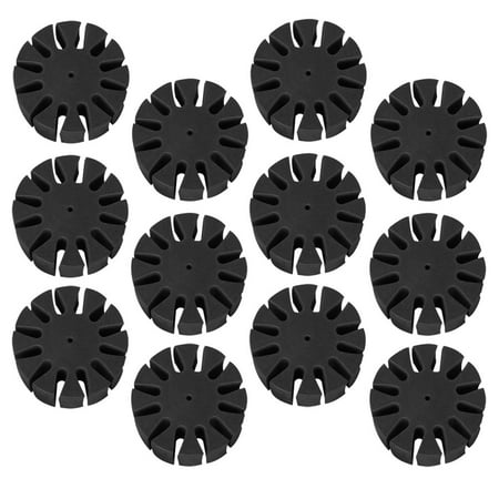 FRCOLOR 12 Pcs Arrow Storage Holder Sponge Rack Arrows for Compound Bow Hinge Release Archery Black