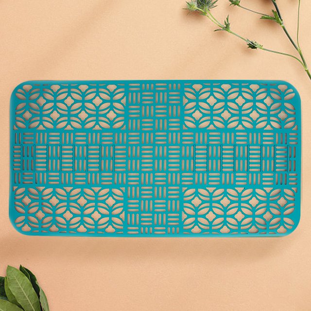 Alfombrilla de silicona para secar platos alfombrillas multifuncionales para mesa de fregadero para accesorios de cocina Hugtrwg Para estrenar