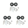 thumbnail image 4 of Youkk Performance Améliorée 2 Pcs Roues de Valise en Caoutchouc Remplacement 54mm Épaisseur 18mm 3Ensemble, 4 of 6