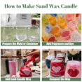 thumbnail image 4 of Kit para hacer velas de cera en arena CoolCrafts, arena perlada 1 kg, 4 of 6