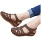 thumbnail image 3 of Verano mujer tobillo correa Casual al aire libre hueco cuña zapatos sandalias Wmkox8yii  sa640, 3 of 6