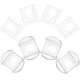 thumbnail image 2 of 20pcs Picture Frame Keyhole Hangers Clear Acrylic Hanging Clips Wall Hanging Shelf Hooks Mirror Mounting Brackets Backplane Tools, 2 of 4