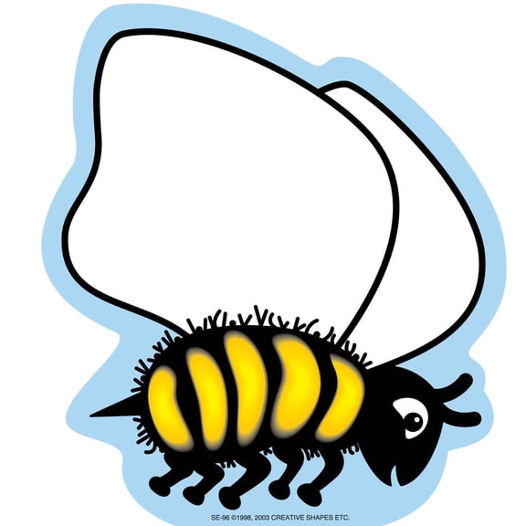 SHAPES ETC. Large Notepad - Bee