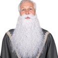 thumbnail image 1 of Disfraz de barba falsa FantaLook de 45 cm de largo para mago de Halloween, 1 of 9