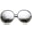 Black / Silver Mirror, variant on sunglassLA Unisex Women's High Fashion Oversize Wire Frame Mirror Lens Round Sunglasses (Silver / Pink Mirror) - 61mm