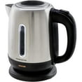 thumbnail image 1 of Ovente Electric Stainless Steel Kettle 1.2 Liter with One Touch Open Lid, 1100 Watts Fast Heating & Concealed Element, Portable and Compact, Auto Shutoff and Boil Dry Protection, Silver (KS22S), 1 of 5