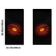 thumbnail image 3 of Uuiauoio Spooky Halloween Window Stickers with Animal Eye Design for Scary Party Decorations Reusable Polyester Curtains for Indoor Outdoor Use, 3 of 6