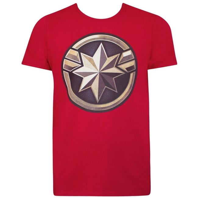 captain marvel logo t shirt