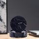 thumbnail image 4 of Posavasos de mármol para bebidas a prueba de arañazos, 6 piezas, posavasos para tazas de té, almohadilla de mármol grano de mármol negro, 4 of 7