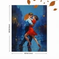 thumbnail image 3 of Romantic Couple Dancing in Rain Oil Canvas Print, Wall Decor for Living Room Bedroom Dining Room Hotel Office Bar, 3 of 8