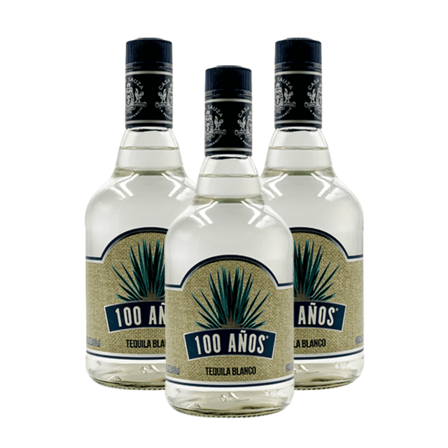 Pack De 3 Tequila 100 Años Blanco 650Ml