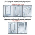 thumbnail image 3 of Air Conditioner Window Seal, Window Seal for Portable Air Conditioner and Tumble Dryer, Works, Air Exchange Guards 300cm, 3 of 9