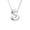 S #19, variant on Fiudx Personalized Letter Necklace for Women | Initial Necklace Gift for Mom | Silver Plated Alloy Jewelry | 12G Lightweight Pendant