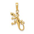thumbnail image 1 of 14 Carats Or Jaune Gecko Collier Pendentif Amphibien Reptile Lézard, 1 of 6