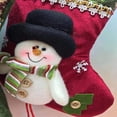 thumbnail image 2 of Relleno de calcetines navideños, 3 piezas, medias navideñas personalizadas, medias de Papá Noel, decoración de calcetines para niños, familias, muñeco de nieve, Santa Cla Feliz Sencillez, 2 of 4