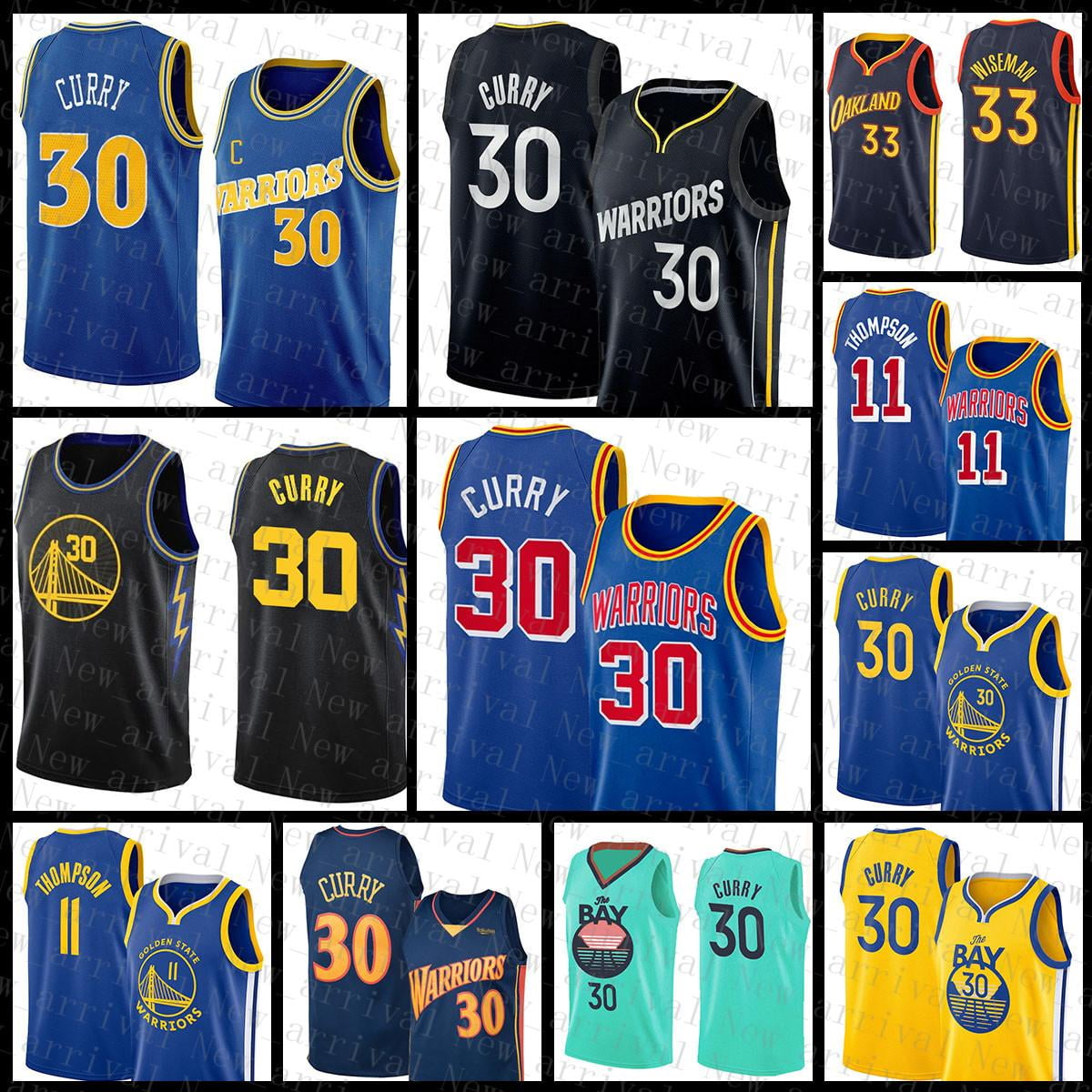 NBA_ Jersey Golden State''Warriors''Men Stephen Curry Klay