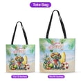 thumbnail image 5 of Devon Rex Hello Summer with Sunglasses and Surfboard Tropical Vibes All Over Print 3D Canvas Tote Bag Cat Lover Kitten Owner Gifts Reusable Handbag - 00007, 5 of 5