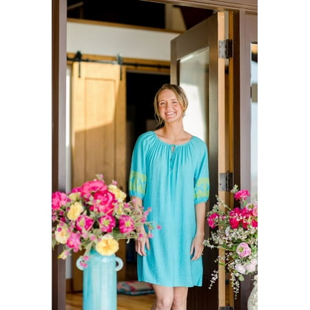 The Pioneer Woman, Embroidered Sleeve Dress, Womens