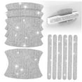 thumbnail image 6 of IDEANATEGRATE 10Pcs Rhinestone Car Stickers for Women Car Door Handle Scratch Protector Stylish Exterior Enhancement, 6 of 7