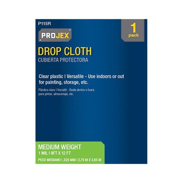 Projex 1560309 Toile de Protection en Plastique 1 mil