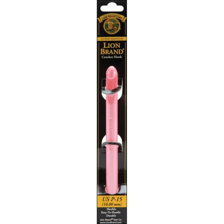 Lion Brand Crochet Hook, Size P15, Pink