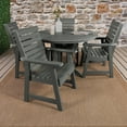 thumbnail image 4 of Highwood Furniture Weatherly 5pc Round Dining Set, 4 of 9