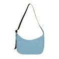 thumbnail image 2 of Disney Lilo & Stitch Wink & Hibiscus Crescent Women's Blue Handbag, 2 of 7