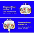 thumbnail image 3 of Étui pour AirPods Pro, Housse de Protection pour AirPods Pro, Design Floral Hibiscus Tulipe avec Pare-Chocs Rigide à Double Couche Antichoc pour Fille Femme, 3 of 7