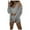 Gray, variant on Women Winter Warm Three Suit Soft Warm Flannel Shorts Pajamas Set Cute Cat Beard Hooded Sleepwear Suit Women's Nightgown