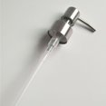 thumbnail image 2 of 2pcs Dispenser Head Kitchen Hand Pump Nozzle Stainless Steel Manual Dispenser Nozzle with Soft Tube, 2 of 5