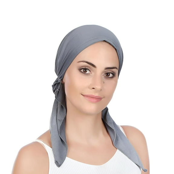 TELOLY Chemo Hat Woman'S Stretchy Beanie Bandana Turban Cap Head Wrap Headscarf for Cancer,Alopecia Hair Loss