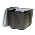 thumbnail image 5 of Homz 6618BKTS.08 18 Gallon Durable Molded Plastic Storage Bin w/ Lid, Black/Gray, 5 of 5