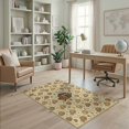thumbnail image 2 of ODIKA Vintage Men Graphic Is Holding Cartoon Novelty Aesthetic Chrome Flowing Dynamic Non-Slip Chair-Friendly for Home Office, Gaming Room, Under Desk, 2 of 7
