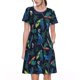 thumbnail image 1 of Easygdp Dinosaur para Vestido Transpirable de Mujer, Vestido Suelto de Manga Corta con Pliegues y Bolsillos para el Verano, 1 of 6