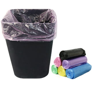 UFRITAN 5 Rolls Pink Trash Bags, Small Trash Bags with Drawstring, Pink  Garbage Can Liners, Eco-Friendly Unscented Wastebasket Bags, Heavy Duty