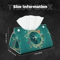 thumbnail image 5 of Sikiie Around The Planet Leather Tissue Box Cover Rectangle, Long Tissue Box Cover, Tissue Box Holder, Tissue Holder for Bathroom, 5 of 7