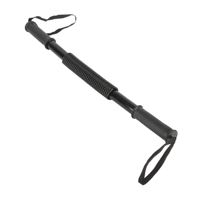 Barre de Ressort 20Kg Noir Haute Résistance Fiable Robuste Polyvalente Barre de Bras à Ressort pour Entraînement Physique, Barre de Bras à Ressort, Barre de Musculation