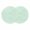 Auqamarin, variant on Green White Stripe Round 15 Inch Placemats Set of 2, Modern Minimalist Geometric Striped HeatResistant Non Slip Place Mats for Dining Table, Wipeable Braided Kitchen Table Mats for Housewarming