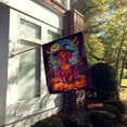 thumbnail image 7 of Dachshund Witchy Halloween House Flag 28 in x 40 in, 7 of 7