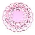 thumbnail image 1 of Shisuyan Coasters Cup Pad Mat Pink 4Pack 3.9In Non-Slip, 1 of 6