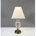 thumbnail image 2 of Brass Glass Urn Table Lamp- Square Shade, 2 of 5