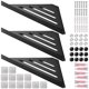 thumbnail image 1 of Aquaterior Triangle Bathroom Corner Shelf Storage Rack Shampoo Organizer 3 Pack, 1 of 5