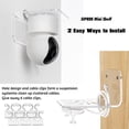 thumbnail image 4 of Juego de 3 estantes de pared pequeños de acrílico para cámaras de seguridad, monitores para bebés y más, estante adhesivo universal de 4 pulgadas (transparente), 4 of 5