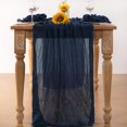 thumbnail image 4 of Table Runner DeZerlor, gasa azul marino, 35 x 300 cm, paquete de 6, 4 of 5