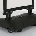 thumbnail image 6 of M&T Displays WindPro Weather and Wind Resistant Outdoor Pavement Curb Sidewalk Sign Holder for 30x40 Inch Posters Black Aluminum Easy Front Loading Snap Frame Durable HDPE Black NewTech Water Base, 6 of 8